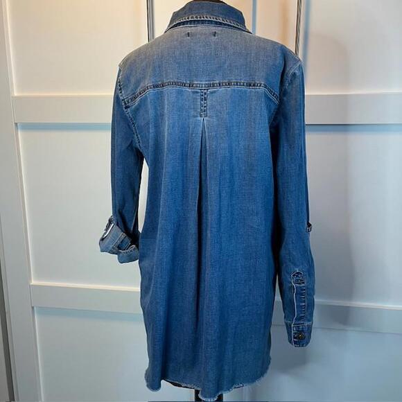 INC Stylish Denim Tunic Shirt - Picture 6 of 8